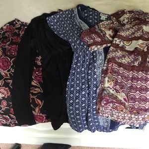Lot of 4 Maternity Tops